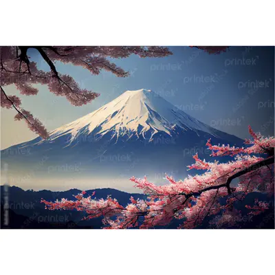 Tranh phong cảnh núi Phú Sĩ, Nhật Bản - ADB13323684