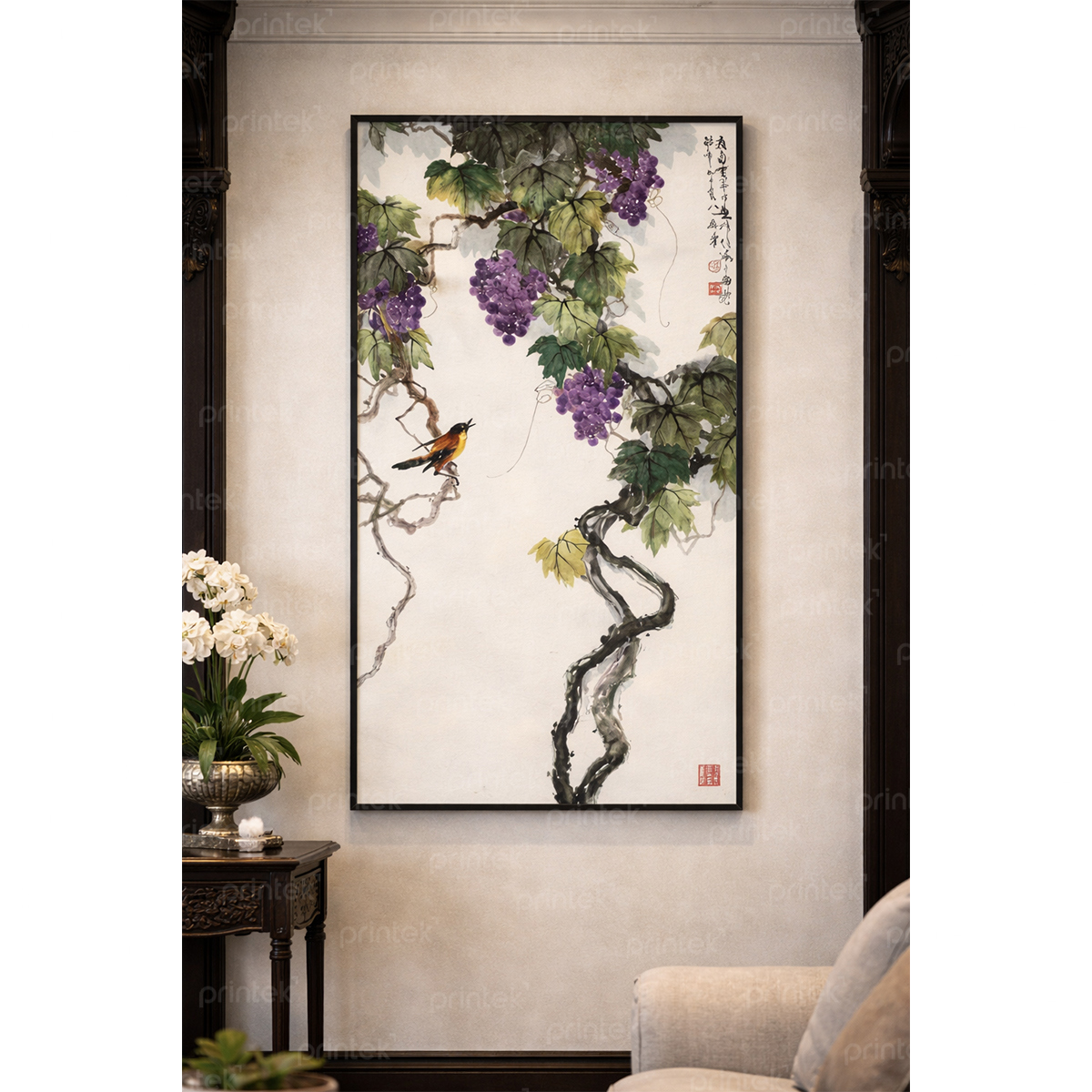 Tranh hoa phong cách indochine - PR1332331