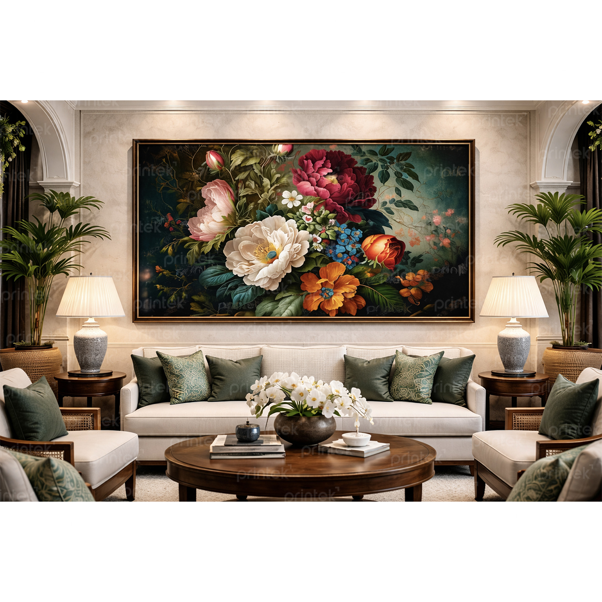 Tranh hoa đã có khung - ADB16