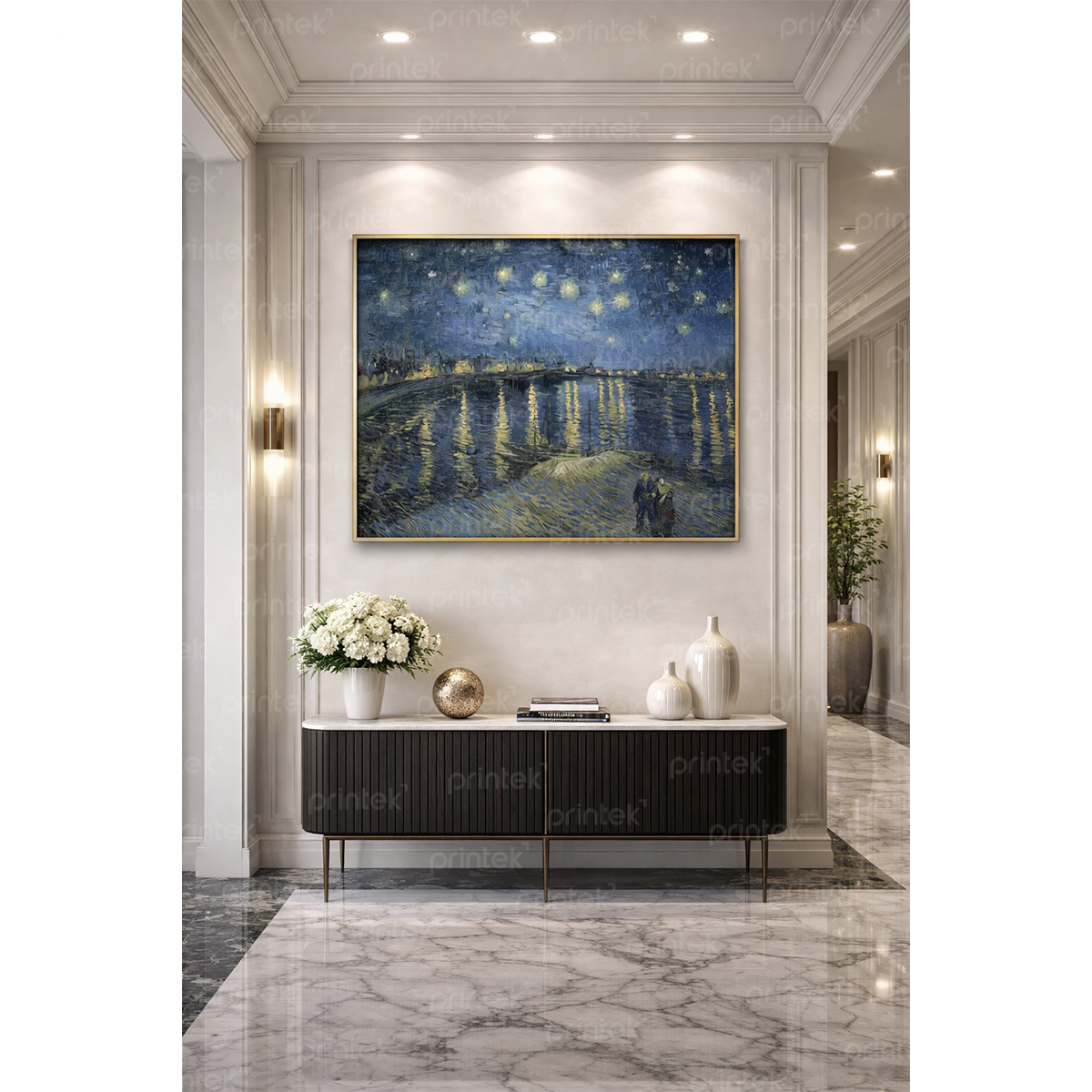 Tranh "Đêm đầy sao" của Van Gogh - VG3203