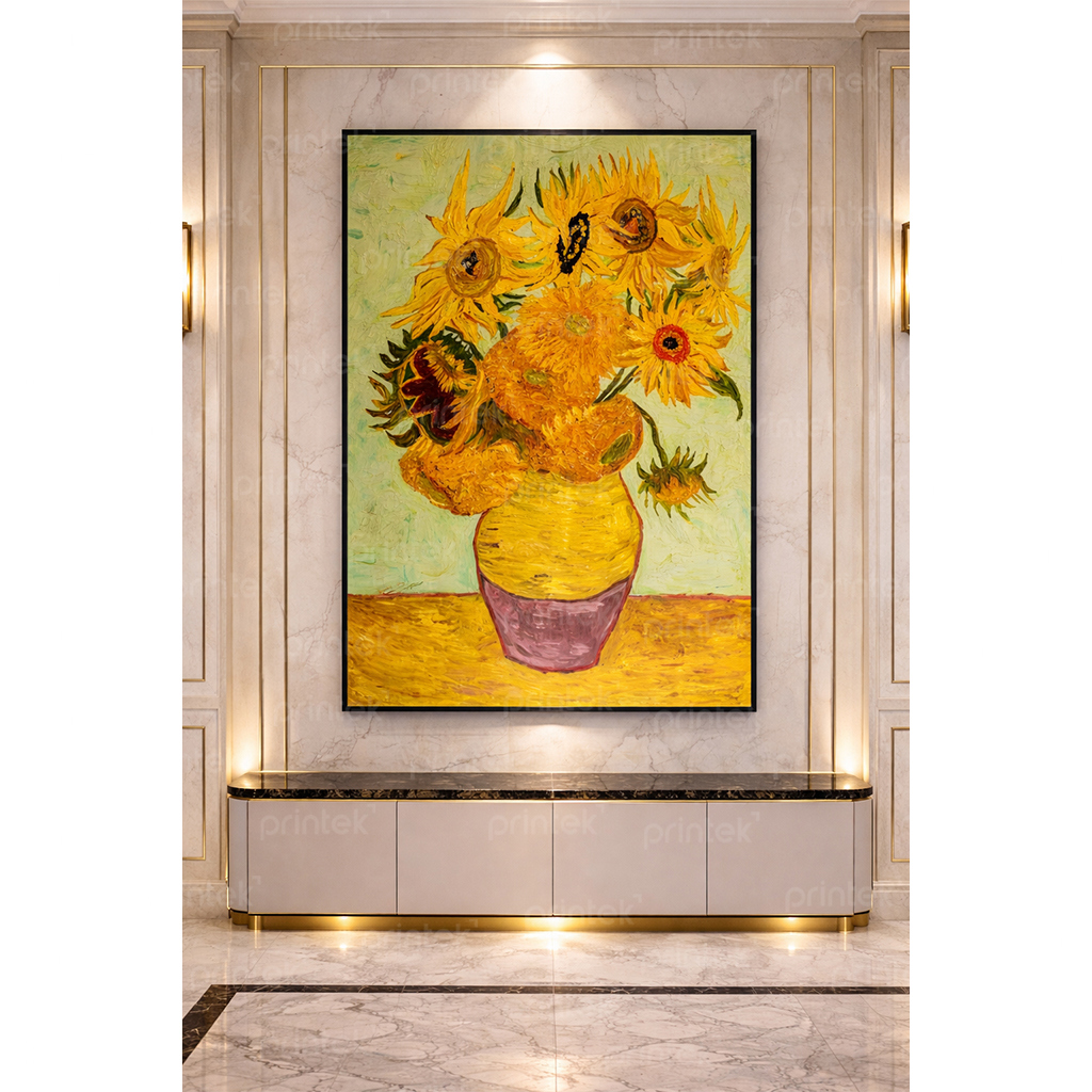 Tranh hoa hướng dương Van Gogh - DC-ST7978