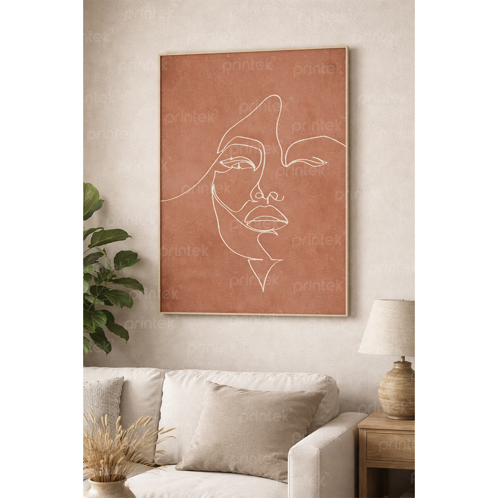 Tranh trừu tượng phong cách Japandi - TT3359