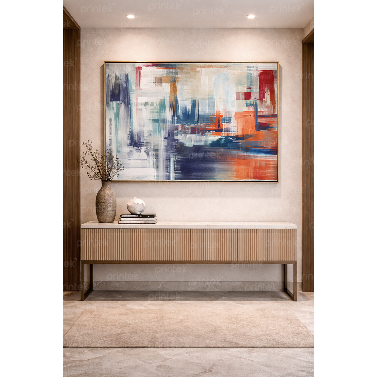 Tranh trừu tượng, đã có khung - ADB954