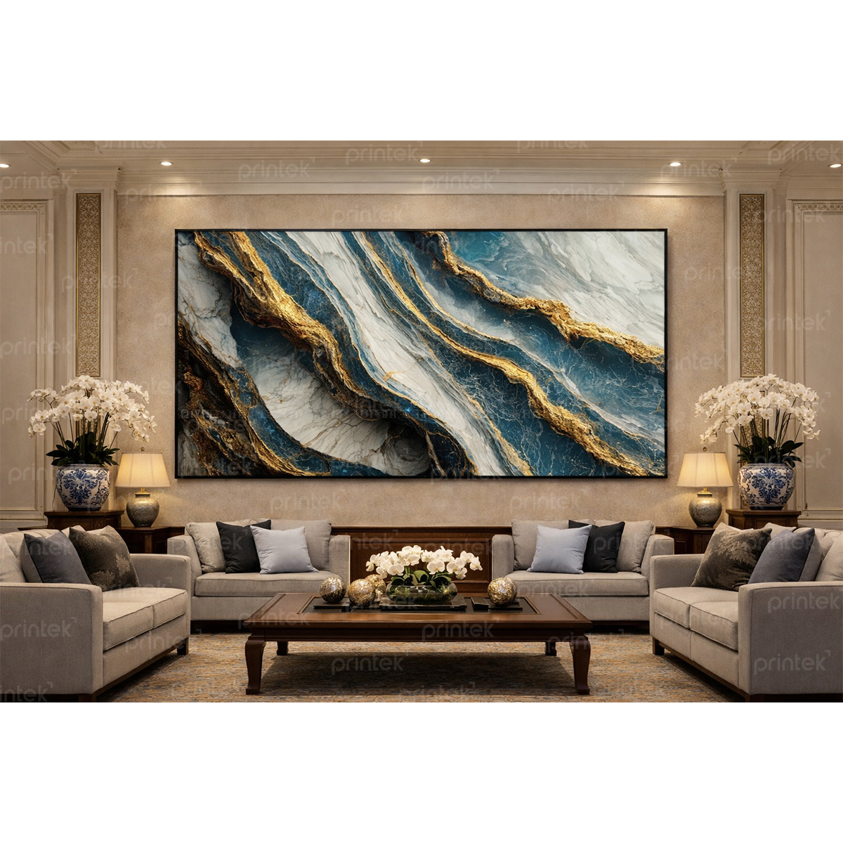 Tranh trừu tượng, đã có khung - ST4215