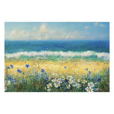 Tranh phong cảnh biển trang trí phòng khách - ADB13323675