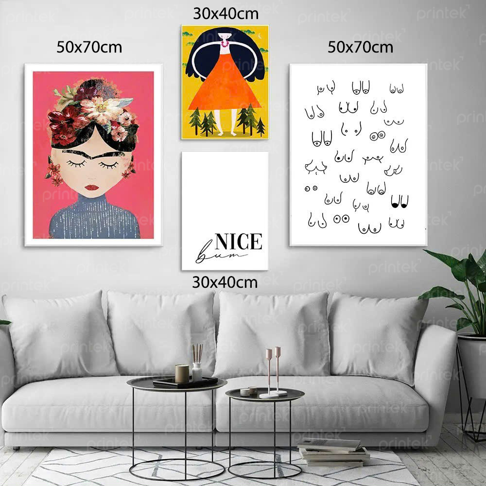 Tranh chân dung cô gái