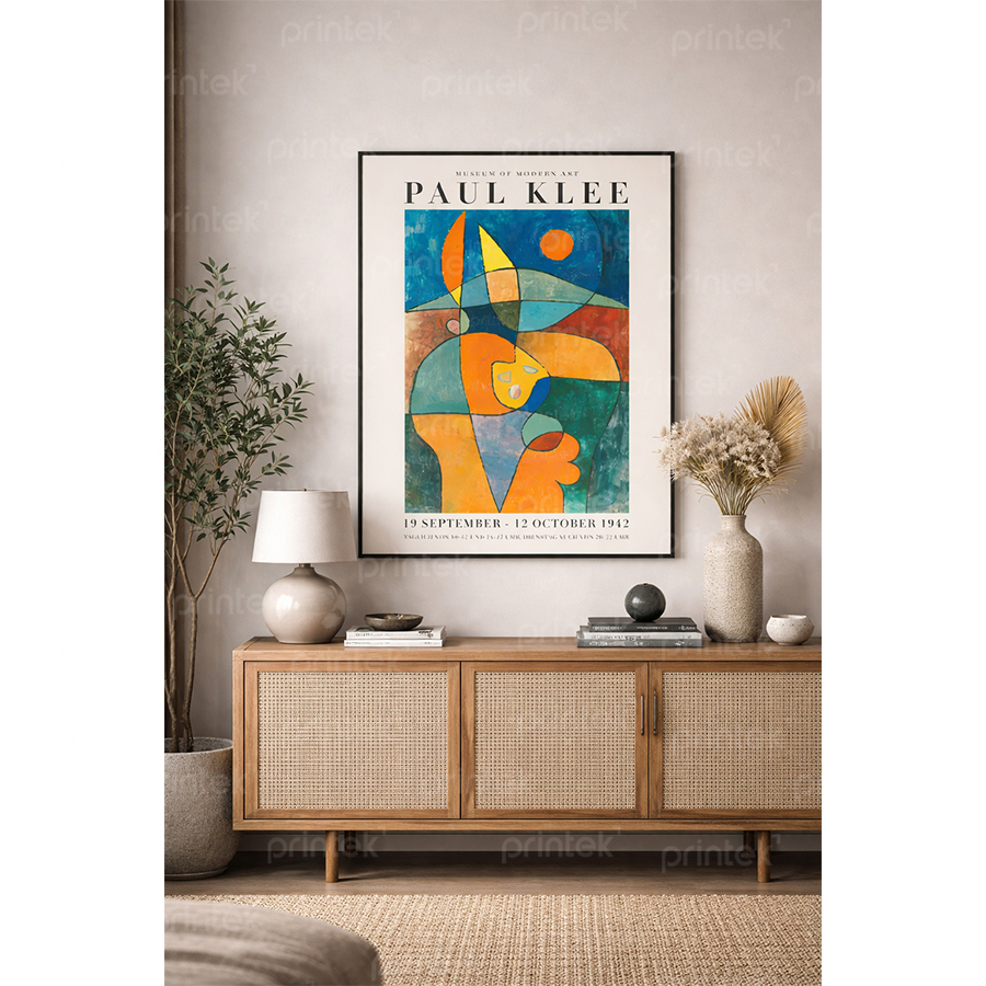 Tranh treo tường canvas họa sĩ Paul Klee - TT6061