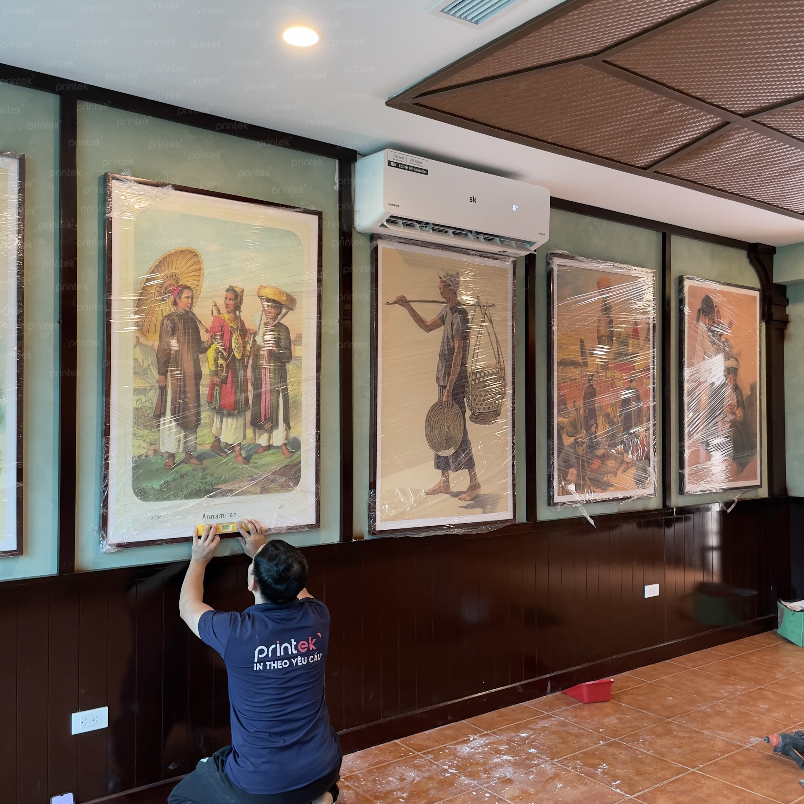 Dịch vụ thi công tranh trọn gói – chuyên nghiệp cho khách sạn, nhà hàng & nhà riêng