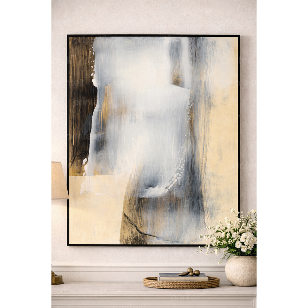 Tranh trừu tượng đã có khung - ADB133261