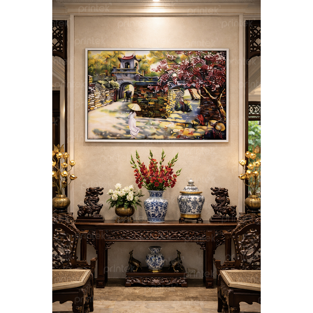 Tranh canvas phố cổ Hà Nội – DQ009