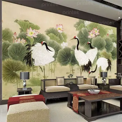 Tranh dán tường phong cách indochine - DT001