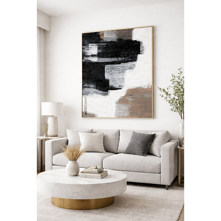 Tranh trừu tượng tối giản - ADB1332169