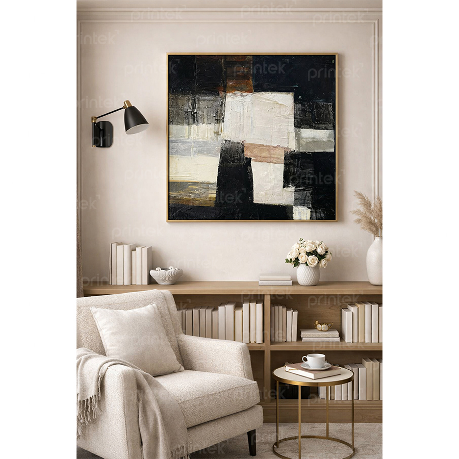 Tranh trừu tượng, đã có khung - DC-ST7391