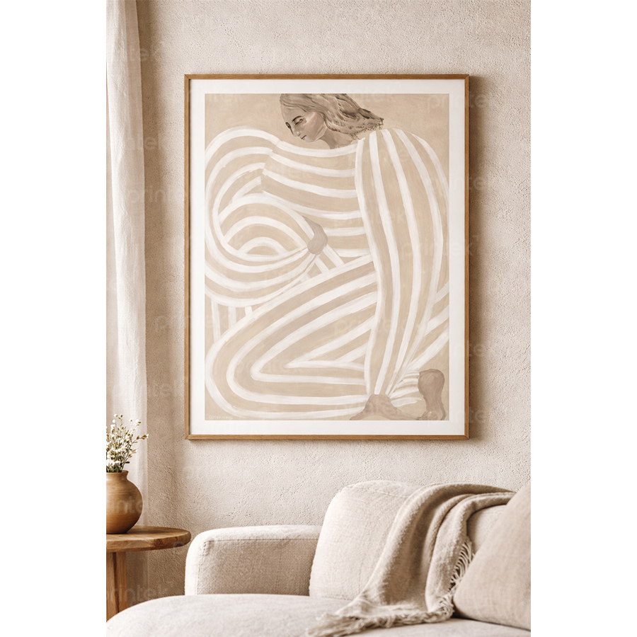 Tranh trừu tượng cô gái - TB332457902