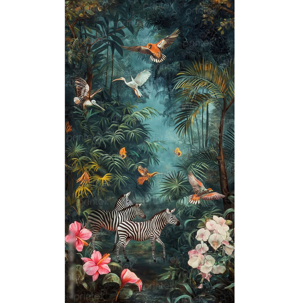 Tranh dán tường phong cách nhiệt đới – TT1638