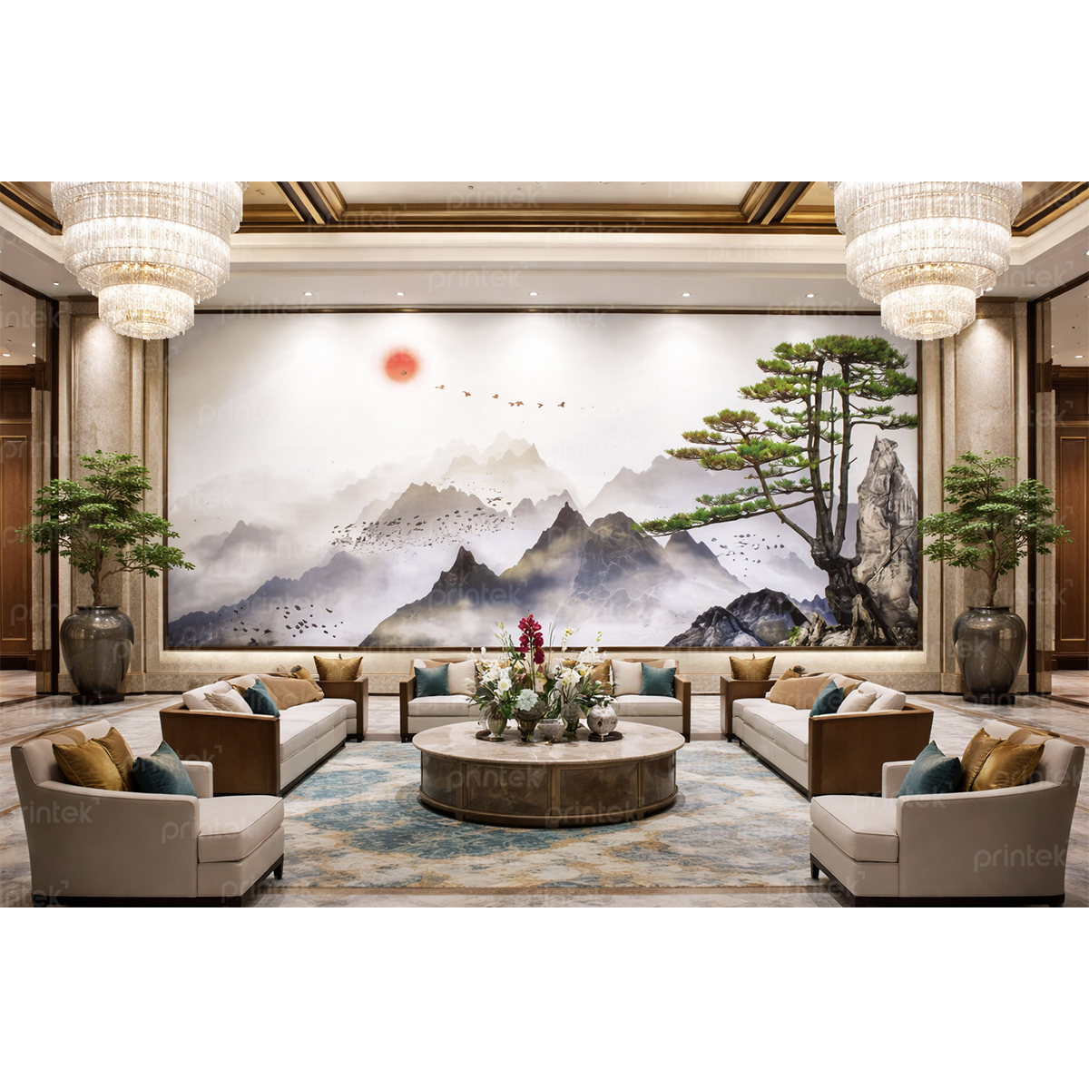 Tranh thủy mặc phong cảnh - ST7780