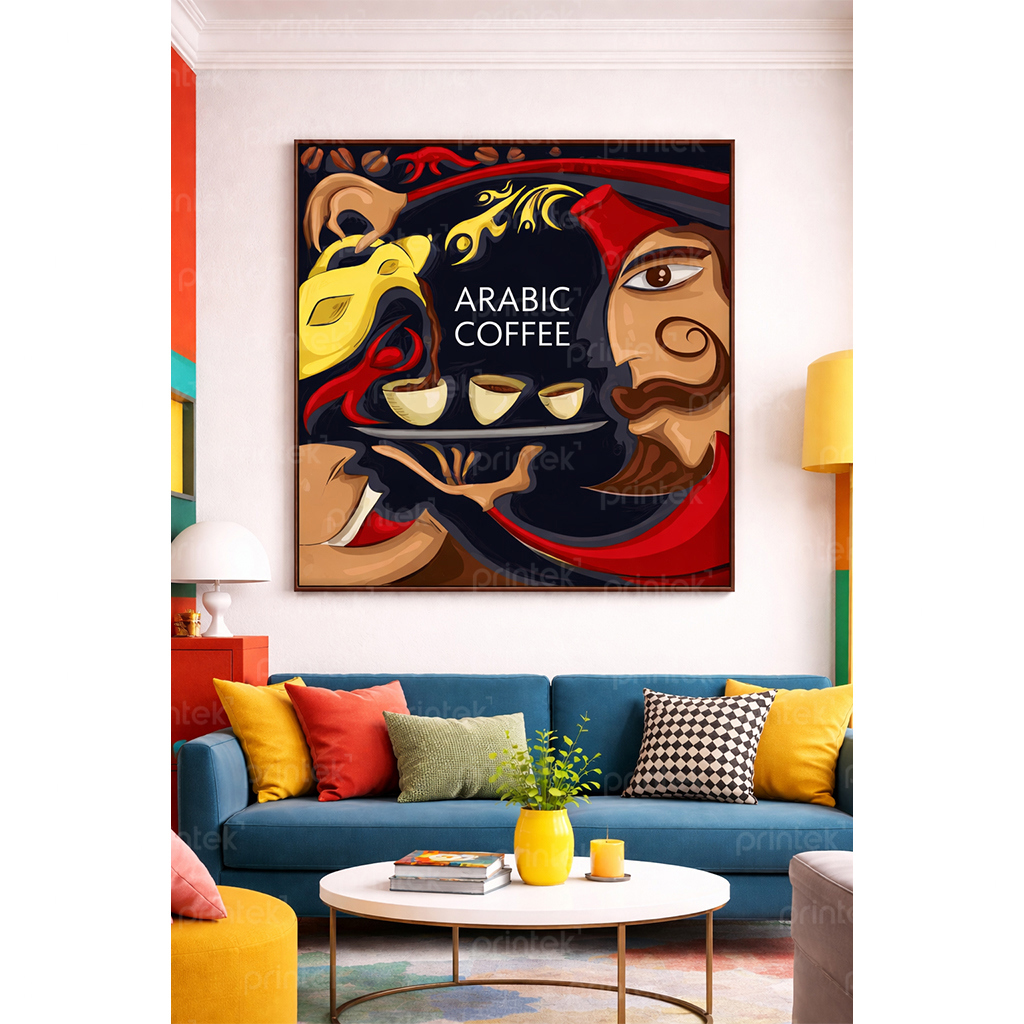 Tranh canvas trang trí quán cafe – ST2209114