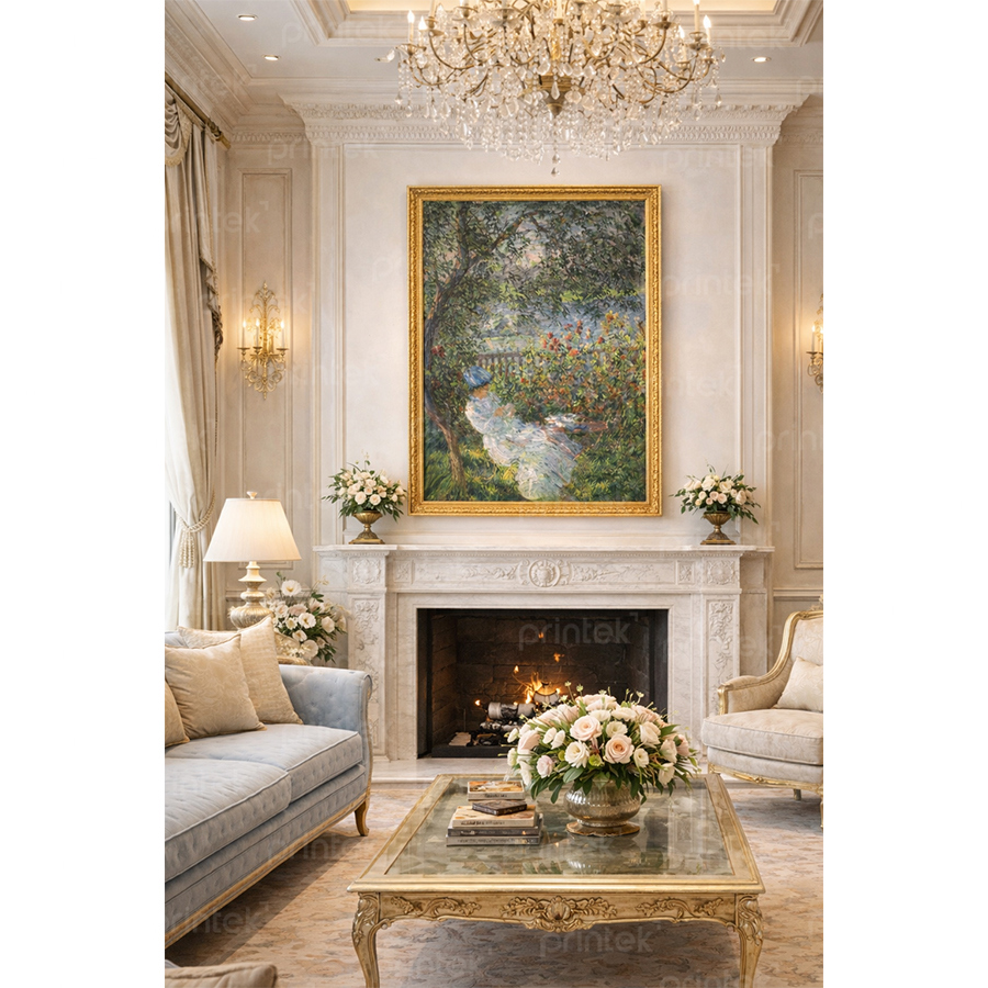 Tranh phong cảnh đồng quê Châu Âu - TT8228