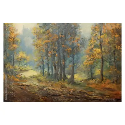 Tranh sơn dầu phong cảnh, tranh treo phòng khách - MF33245152