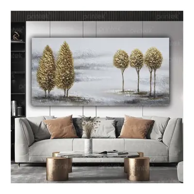 Tranh sơn dầu phong cảnh, tranh treo tường phòng khách - ADB332457738