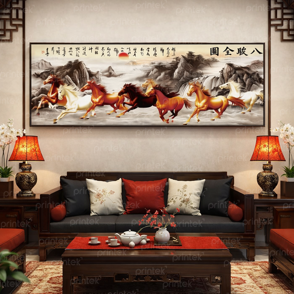 Tranh Mã đáo thành công, đã có khung – MD1701