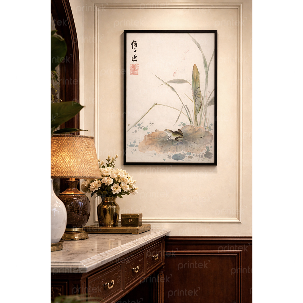 Tranh thủy mặc trang trí phòng trà đạo - TB13323523