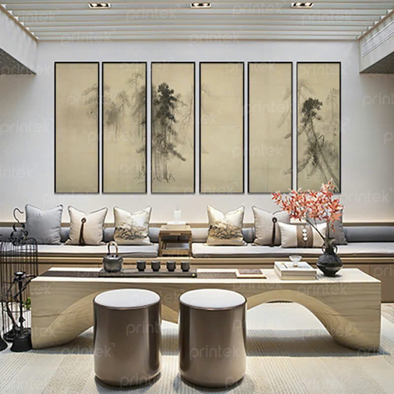 Tranh thủy mặc "Vô ưu cảnh" - TM8246