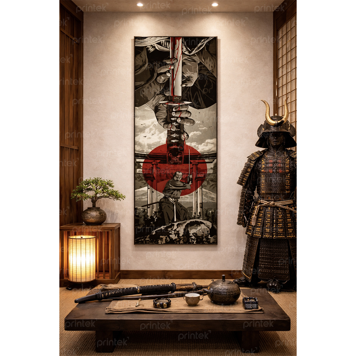 Tranh Samurai phong cách Nhật Bản - NB5092