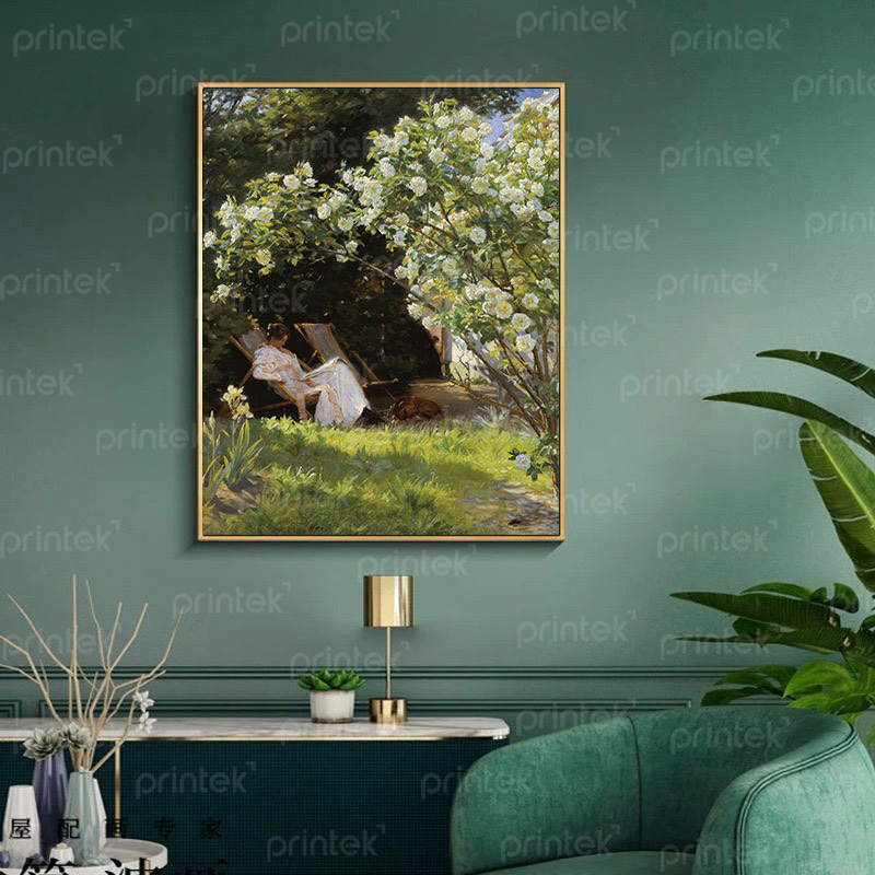 Tranh canvas phong cảnh trang trí phòng khách