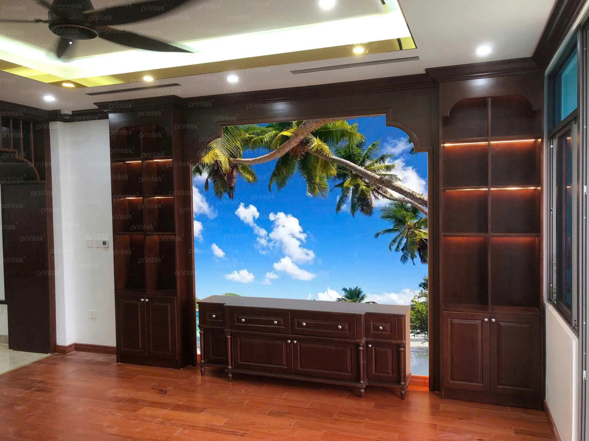Tranh dán tường phong cảnh