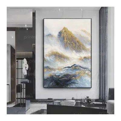 Tranh phong cảnh đồi núi, đã có khung - PC1790