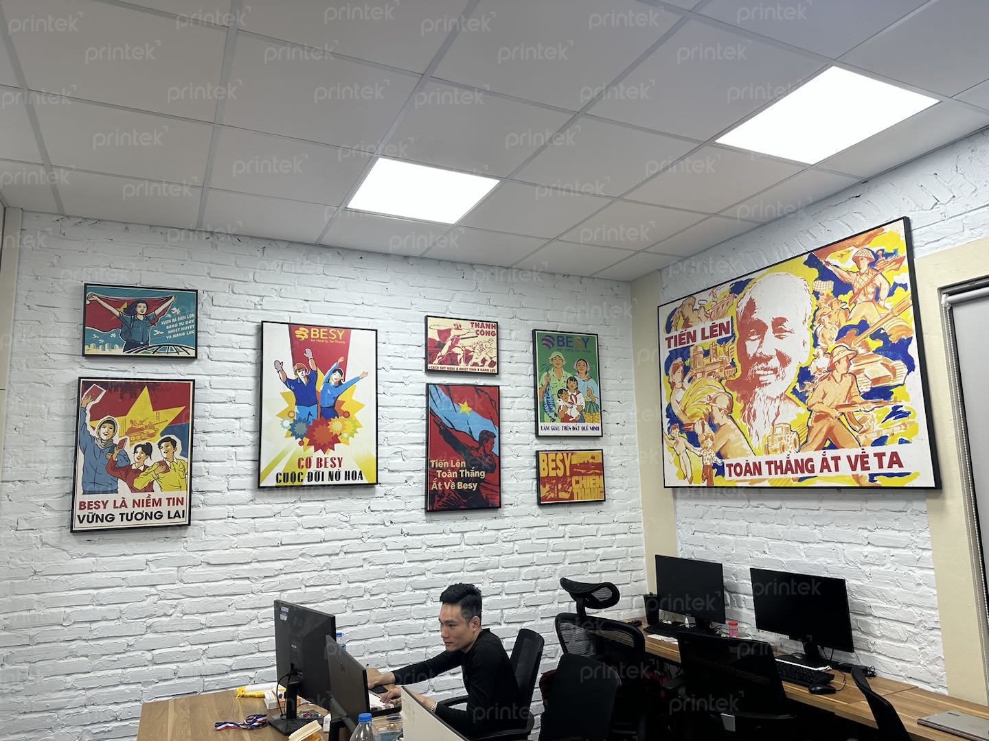 Tranh động lực trang trí văn phòng