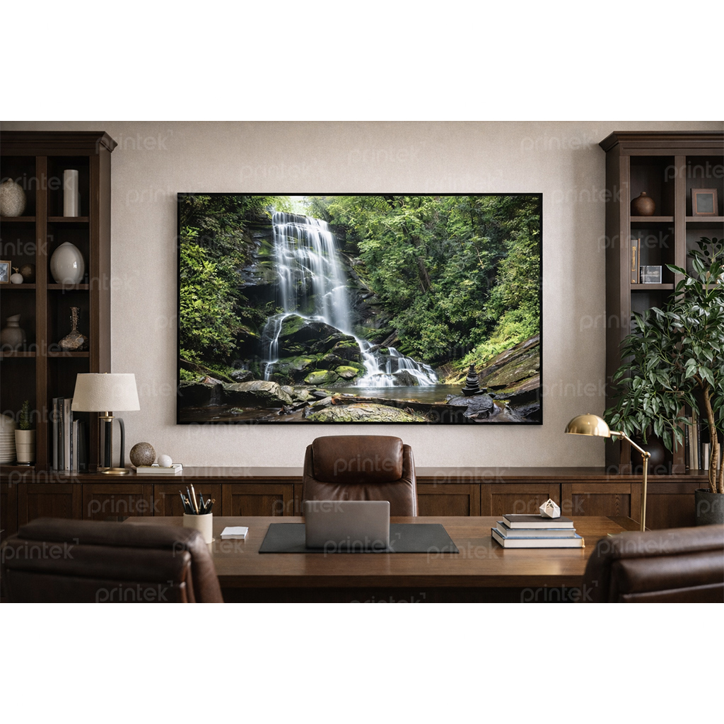 Tranh thác nước phong thủy - ADB13194