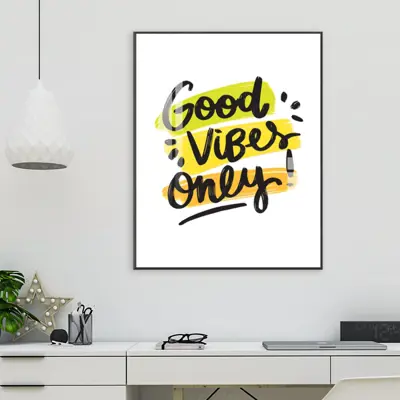 Tranh động lực, tranh slogan tiếng Anh, cỡ 40x60cm – FDL791