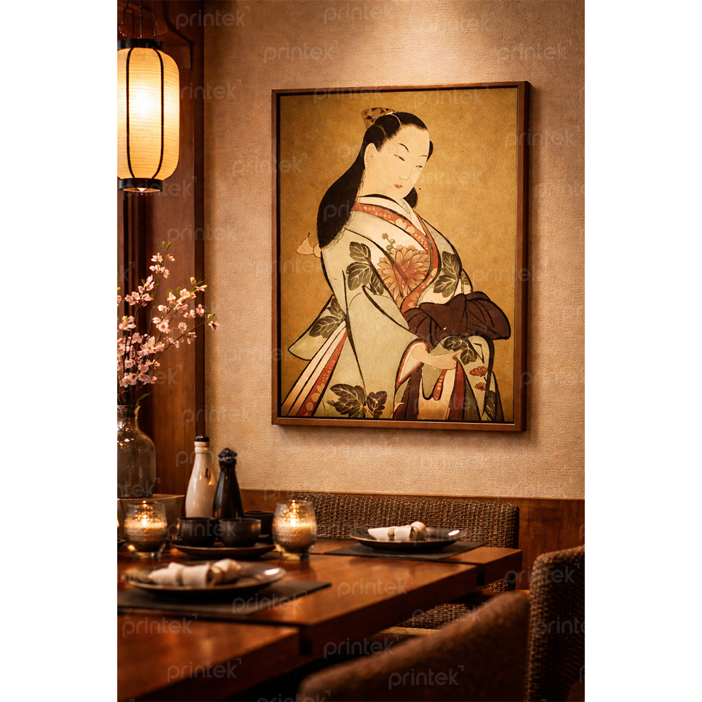 Tranh cổ Nhật Bản trang trí nhà hàng - ADB967