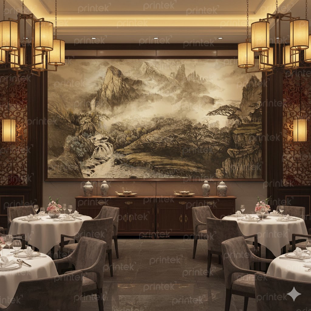 Tranh Sơn thủy hữu tình - ADB988