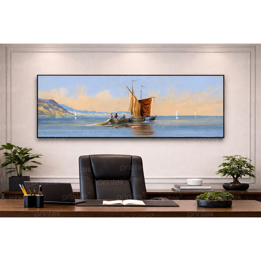 Tranh thuận buồm xuôi gió, đã có khung - DC-ST9725