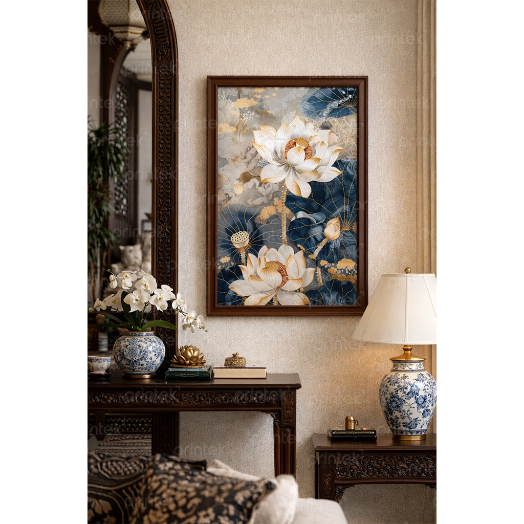 Tranh  treo tường hoa sen - HS03549
