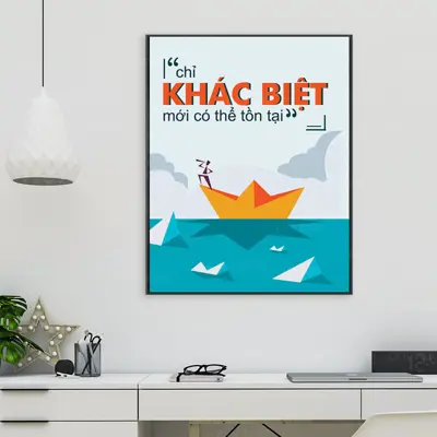 Tranh động lực văn phòng, cỡ 40x60cm – DL-TVB111