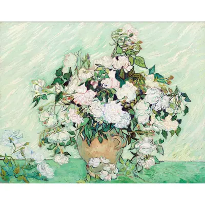 Tranh  “Bình Hoa Hồng”  (Vase of roses) của Van Gogh