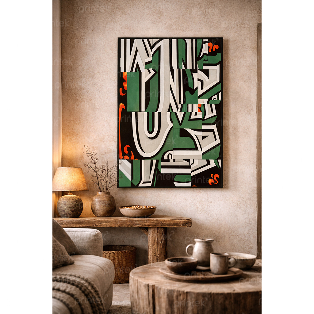 Tranh trừu tượng, đã có khung – AL2809154