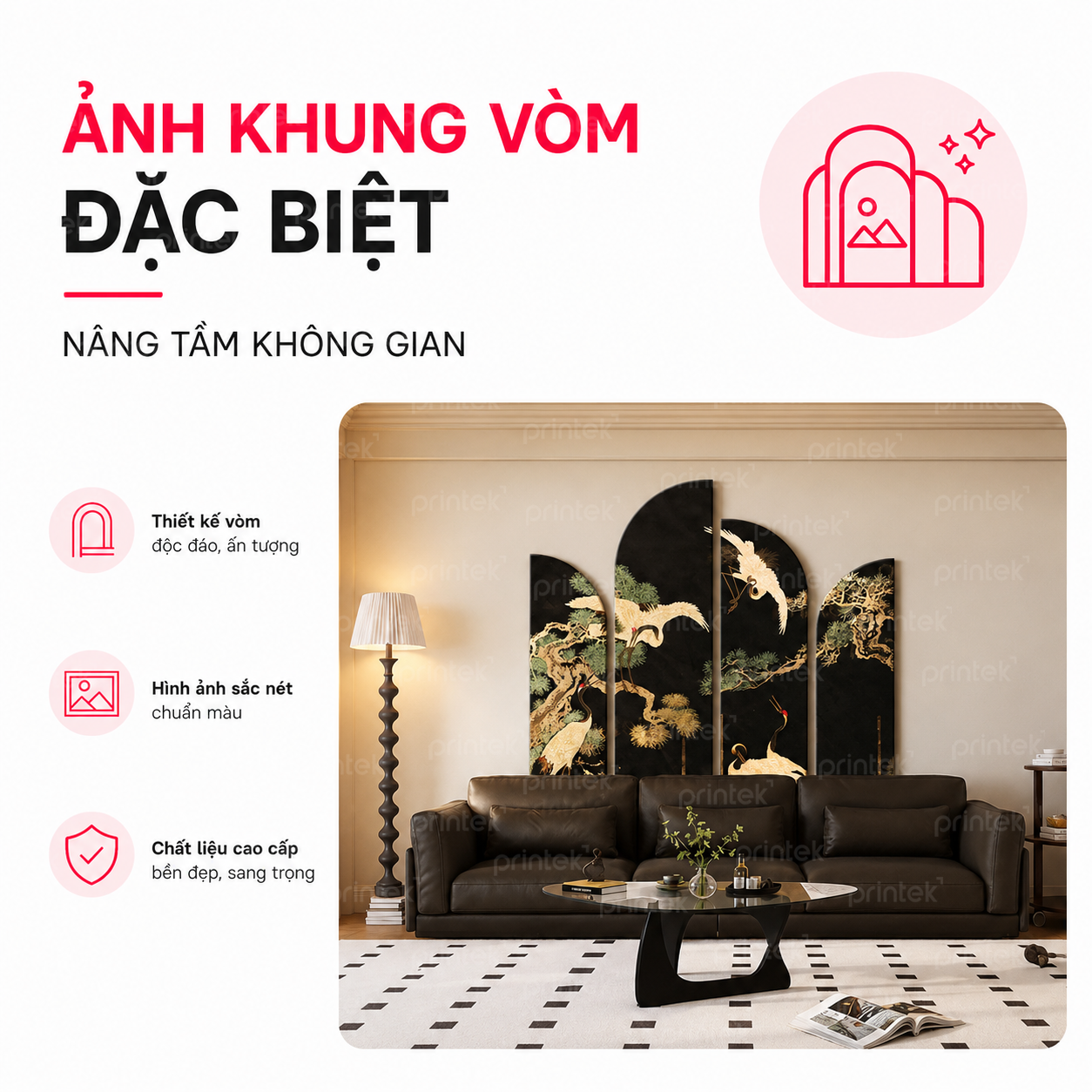 In theo yêu cầu, mọi mẫu mã, mọi kích thước