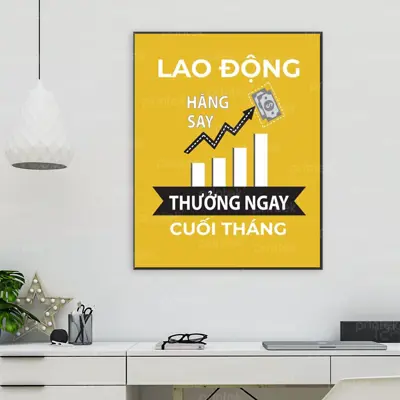 Tranh động lực văn phòng, tranh slogan - DL0351