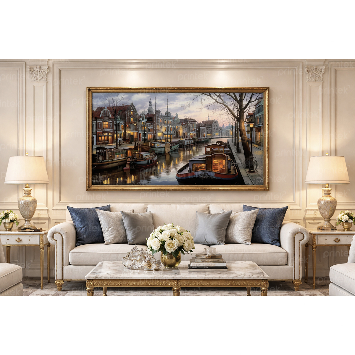 Tranh phong cảnh châu âu , đã có khung – MS4704