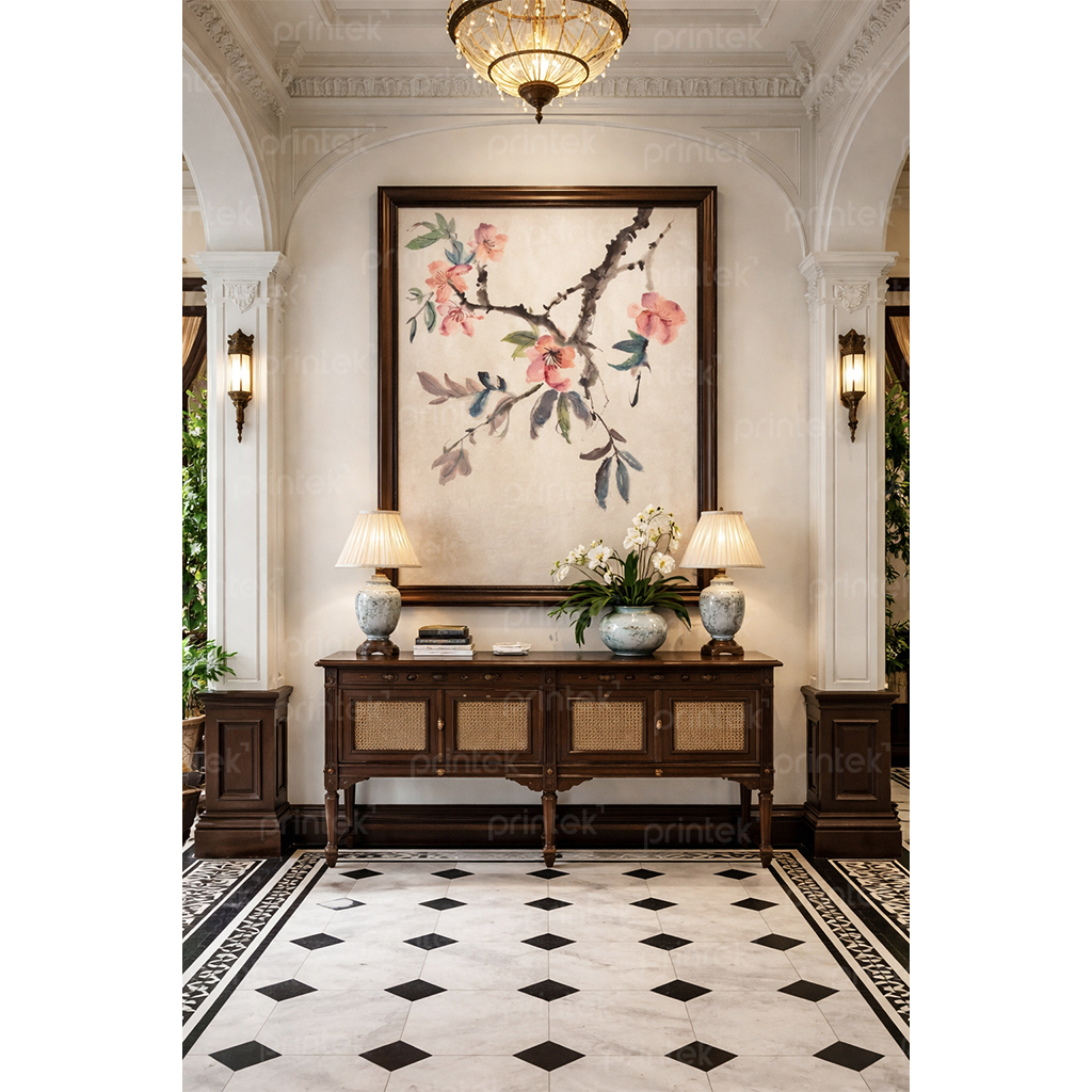 Tranh hoa phong cách indochine - ST5841