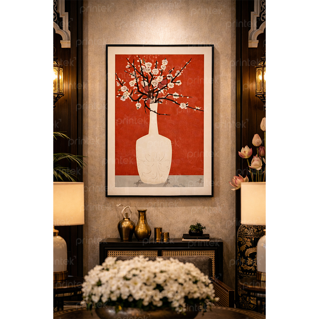 Tranh tĩnh vật, đã có khung  - TV1611