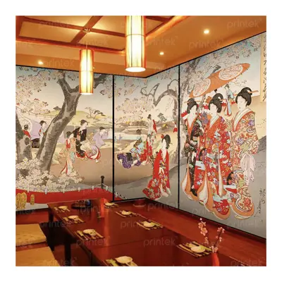 Tranh dán tường nhà hàng Nhật Bản - ADB33245606