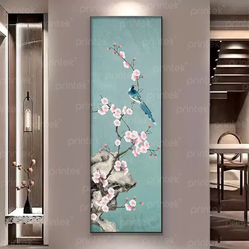 Tranh Sắc xuân phong cách Indochine, in tranh theo yêu cầu - PT09025