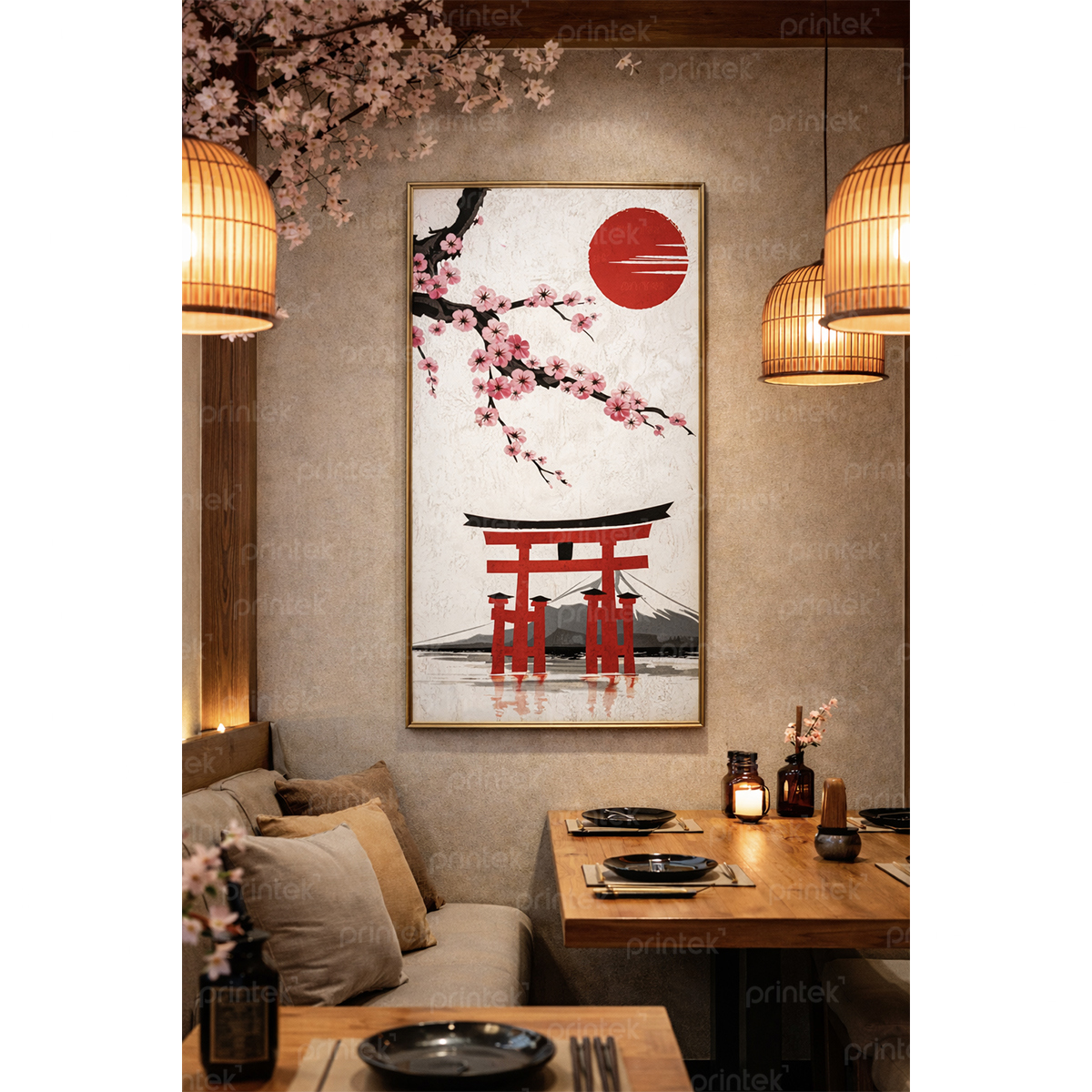 Tranh Cổng trời Torii, trang trí nhà hàng, quán ăn Nhật Bản – DC-NB001