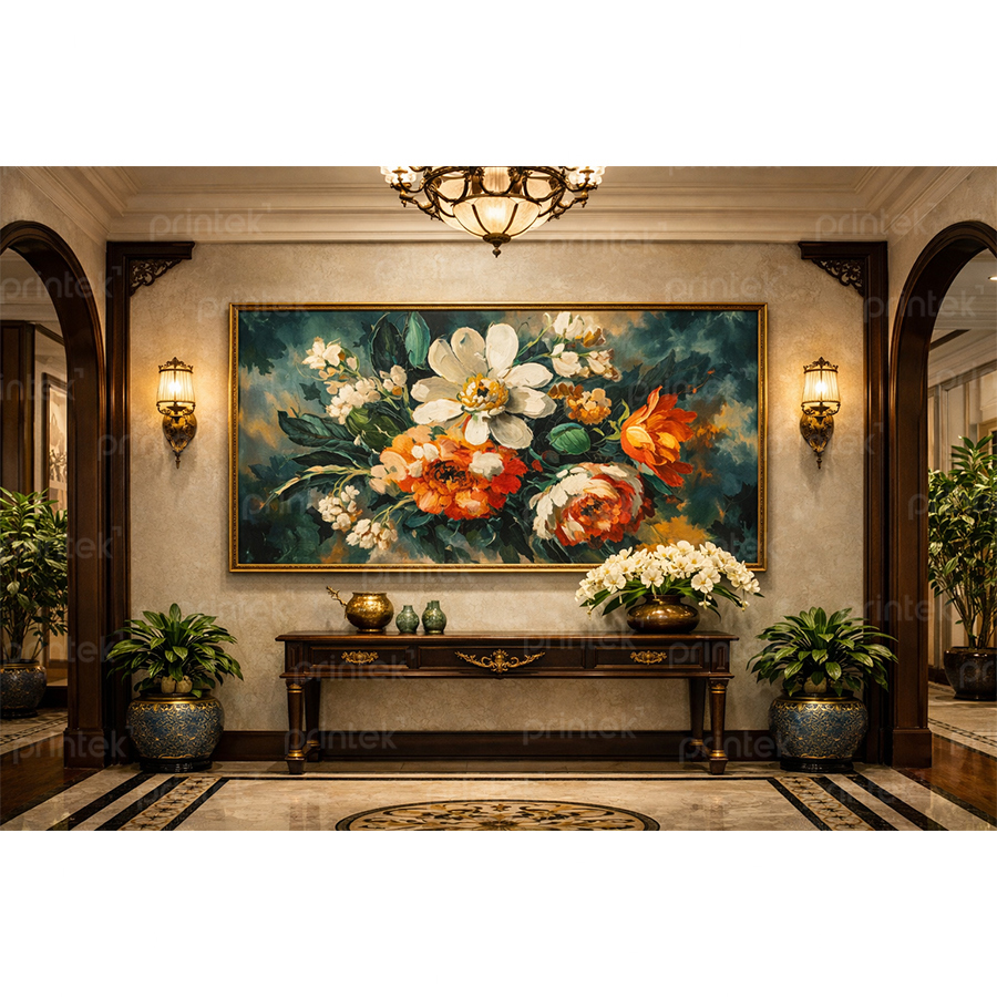 Tranh hoa trang trí phòng khách - ADB926